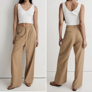 Madewell The Harlow Wide Leg Pant, size 00 (fits like 26)